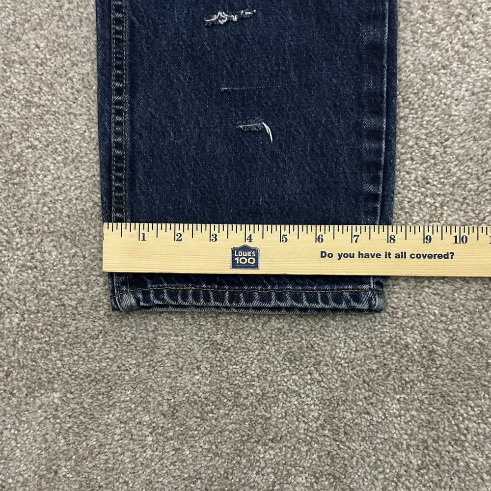 VTG Levis 505 Men's 34x30 Straight Leg Distressed‎ Denim Red Tab Made In USA